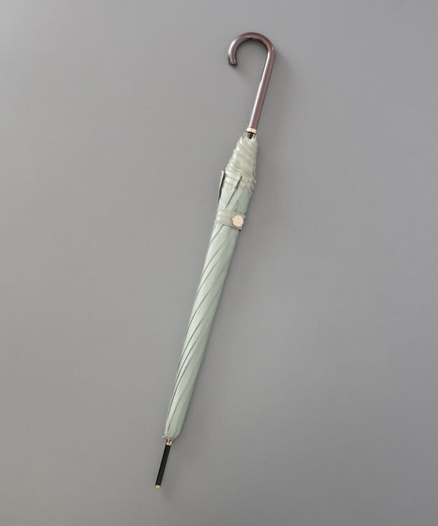 AURORA Beaurance （ビューランス）ストライプリボン雨傘（長傘） ミントグリーン