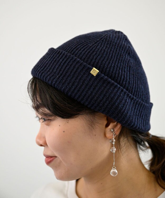 ATRENA rinon dot Daily SILK / CIRCUS Knit Cap2 ネイビー