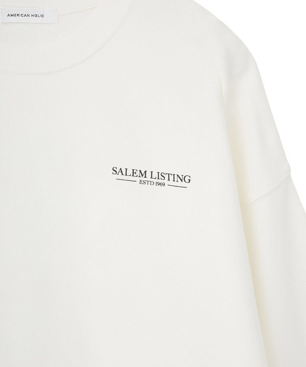 AMERICAN HOLIC Diner 裏毛プルオーバー Off White
