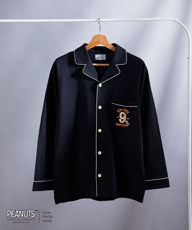 une nana cool MADE WITH PEANUTS 【綿100％】ハイゲージ天竺メンズパジャマ BL