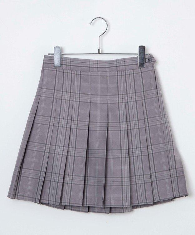 WEGO 【SCHOOLITEM】スクールプリーツスカート グレーチェック1
