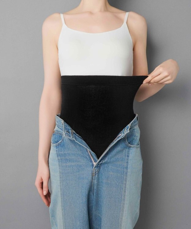 WEGO ぽかぽかカイロコットンハラマキ ブラック