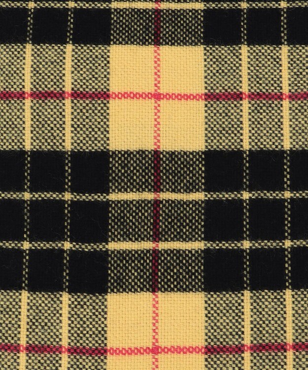 J.PRESS MEN カシミヤマフラー 平織り イエロー系3