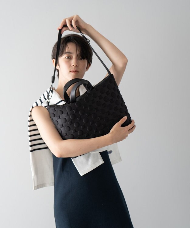 MIYABIYA 【撥水加工】La quoh with kirakaracho 2wayトート 玄（ブラック）