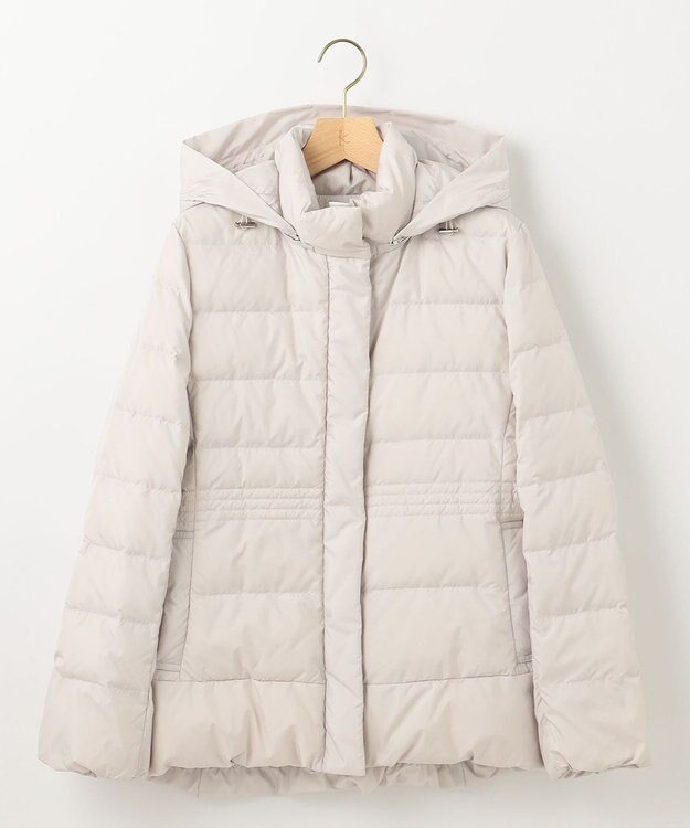 組曲 S ライトタフタショートダウンコート アイスグレー系