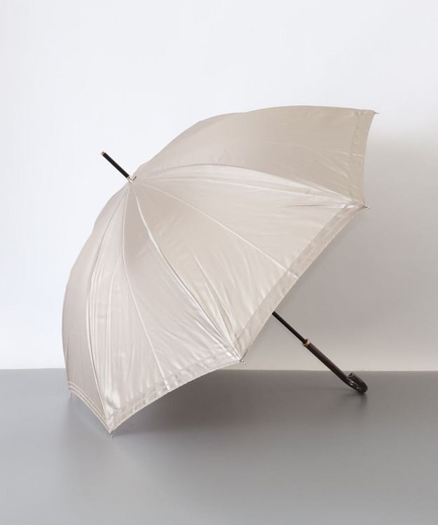 AURORA Beaurance （ビューランス）ストライプリボン雨傘（長傘） ライトベージュ