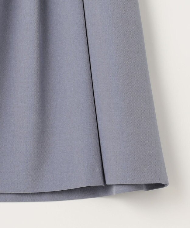 ANY SIS L 【洗える】サイドタック スカート ライトブルー