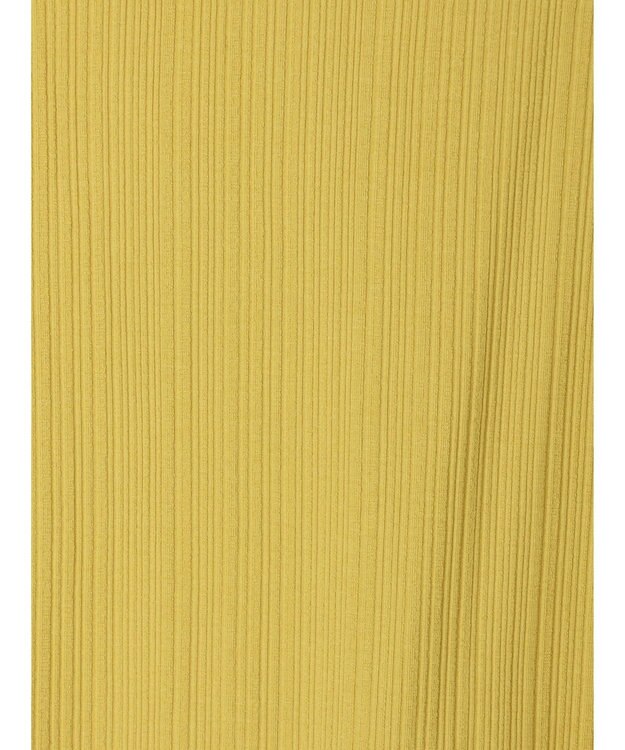 Green Parks リブ肩デザイン５分袖プルオーバー Black