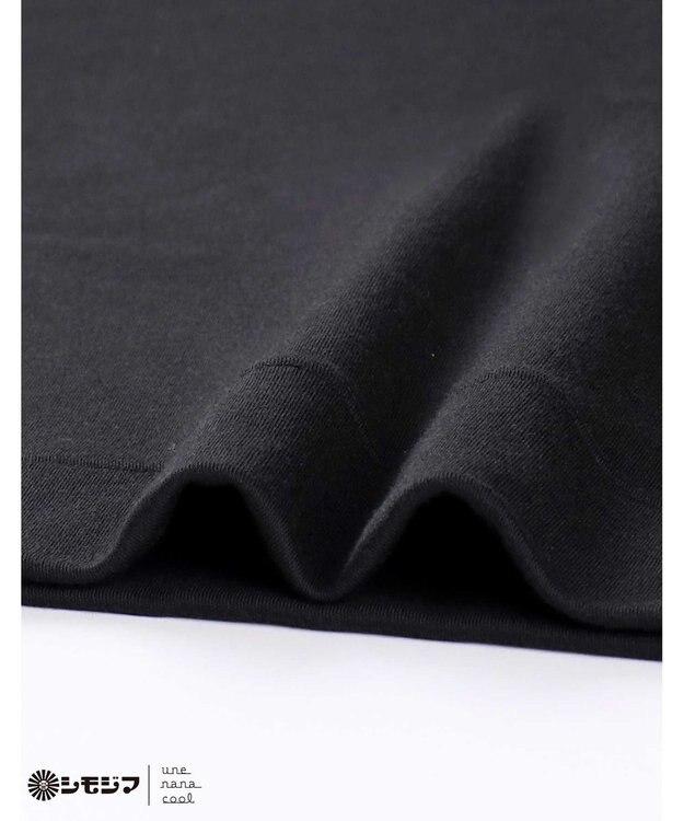 une nana cool MADE WITH シモジマ 裏起毛　タートルネック ブラック