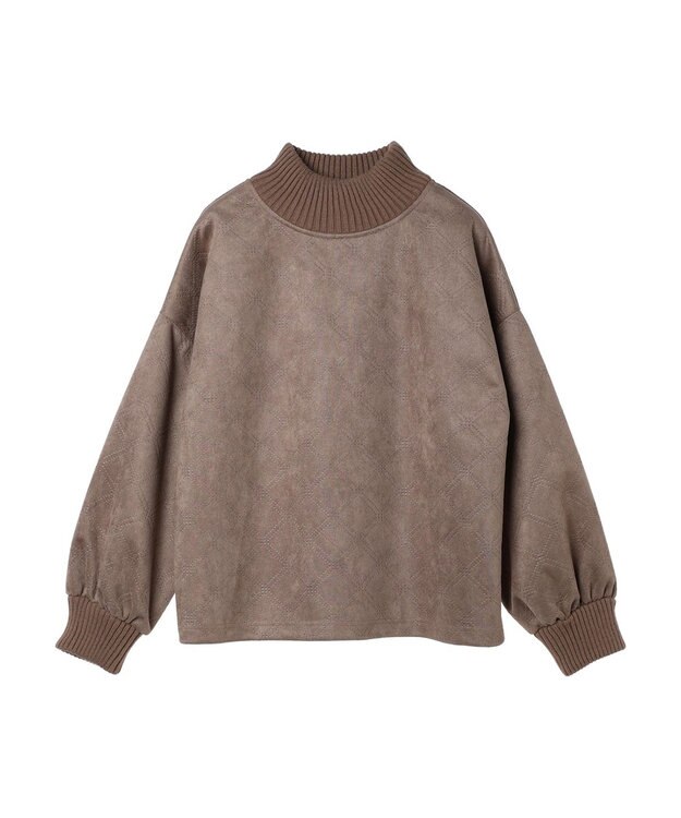 Green Parks ・ＥＬＥＮＣＡＲＥ　ＤＵＥ　エンボスプルオーバー Mocha