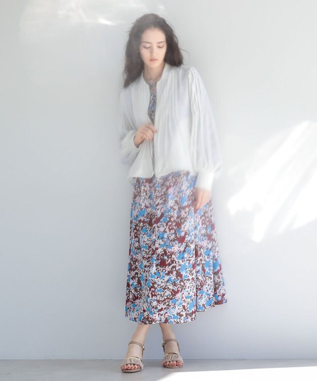 Green Parks ■ＥＳＣＡＲ　セミシアーピンタックブルゾン Off White