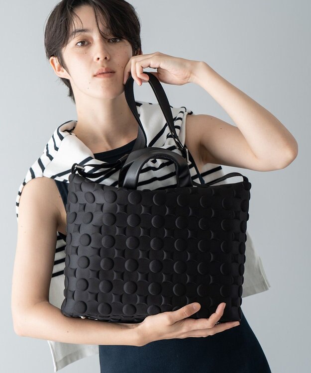 MIYABIYA 【撥水加工】La quoh with kirakaracho 2wayトート 玄（ブラック）