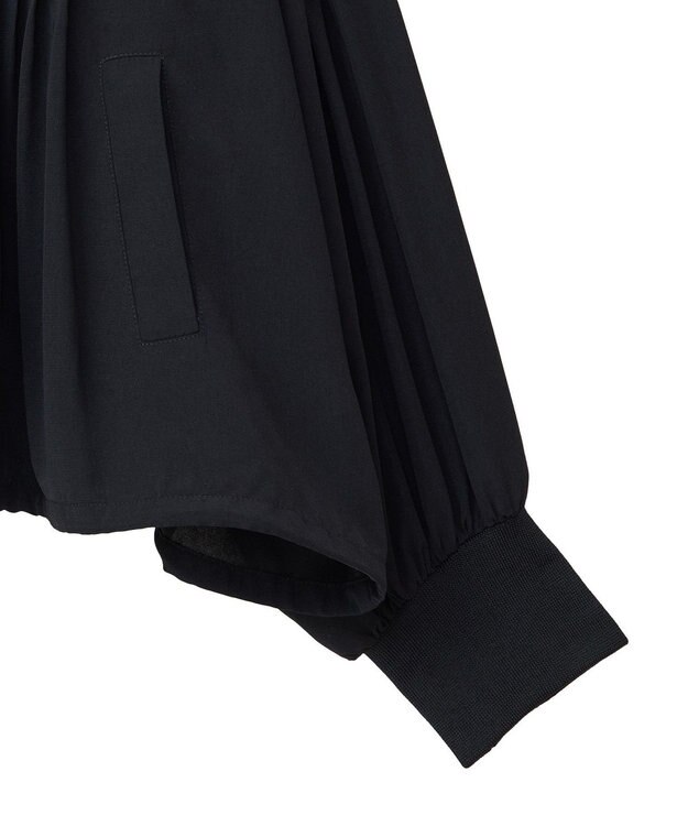 Green Parks ■ＥＳＣＡＲ　セミシアーピンタックブルゾン Black