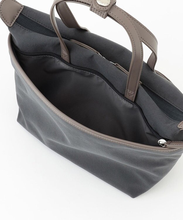 Y'SACCS コットンライクナイロントート Sサイズ グレー