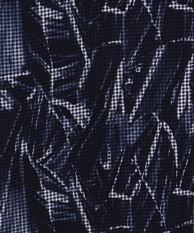 JOSEPH ABBOUD 【驚きの多機能】ライトウェーブ 半袖シャツ ネイビー系5