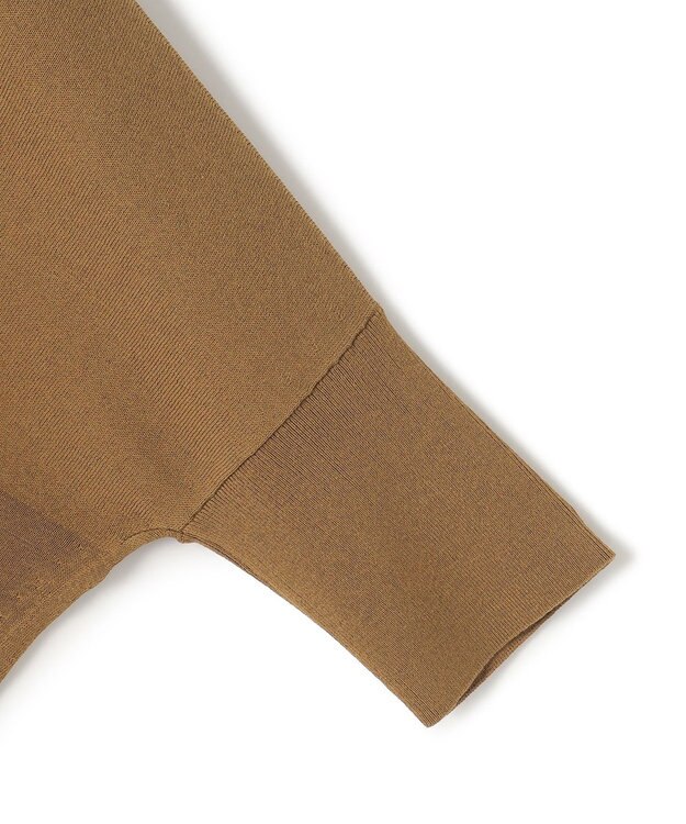 ICB 【洗える】ドライコットンアセテート ドルマンスリーブカーディガン キャメル系