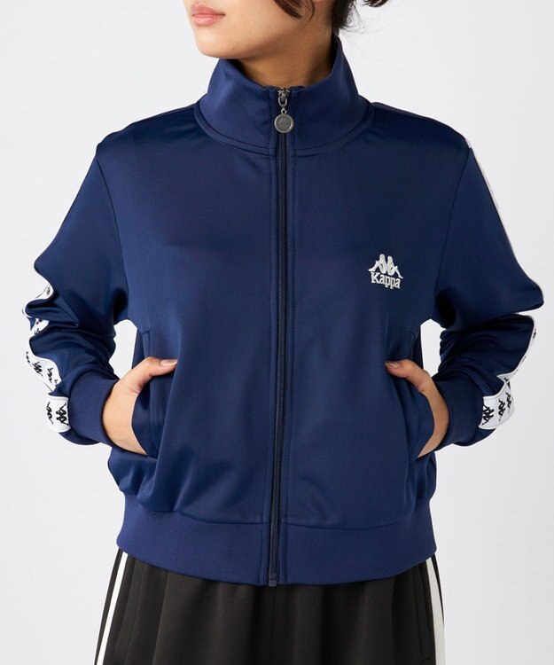 OP／FILA 【Kappa】バンダテープ ジャージトラックジャケット ネイビー