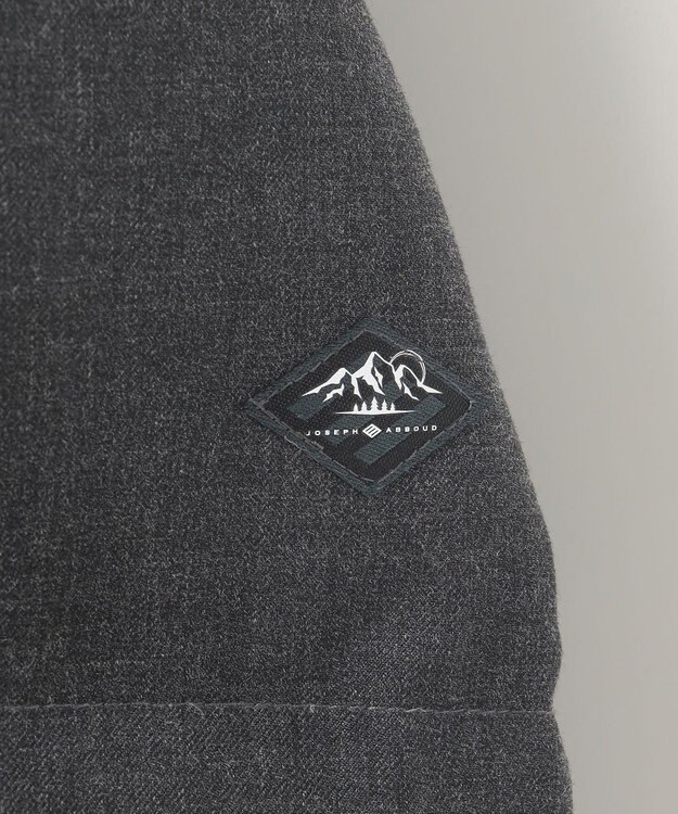 JOSEPH ABBOUD MOUNTAIN 【ECOファー/9ポケット/ホワイトグース/ユニセックス】ウールライクアウトドア ダウンコート グレー系