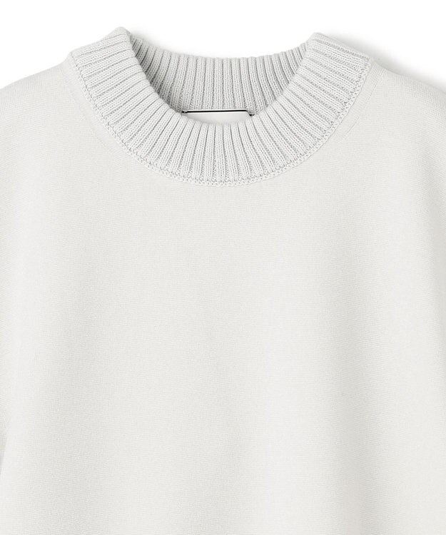 BEIGE， 【洗える・Oggi 11月号掲載】LAURA / ドライタッチ異素材リブニット L.Sage