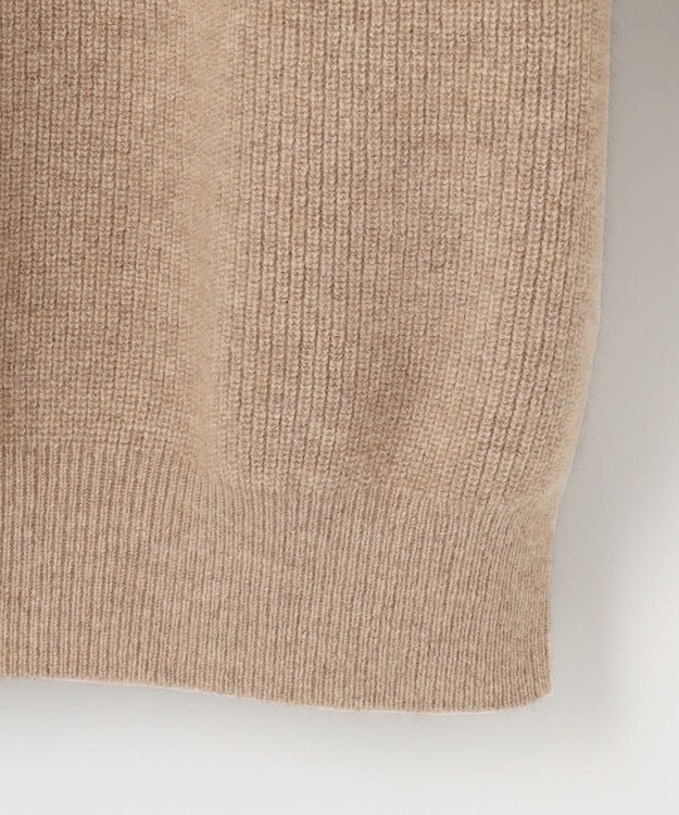 JOSEPH ABBOUD MOUNTAIN 【SPACE／UNISEX】ピュアカシミアアンダイド タートルネック ベージュ系