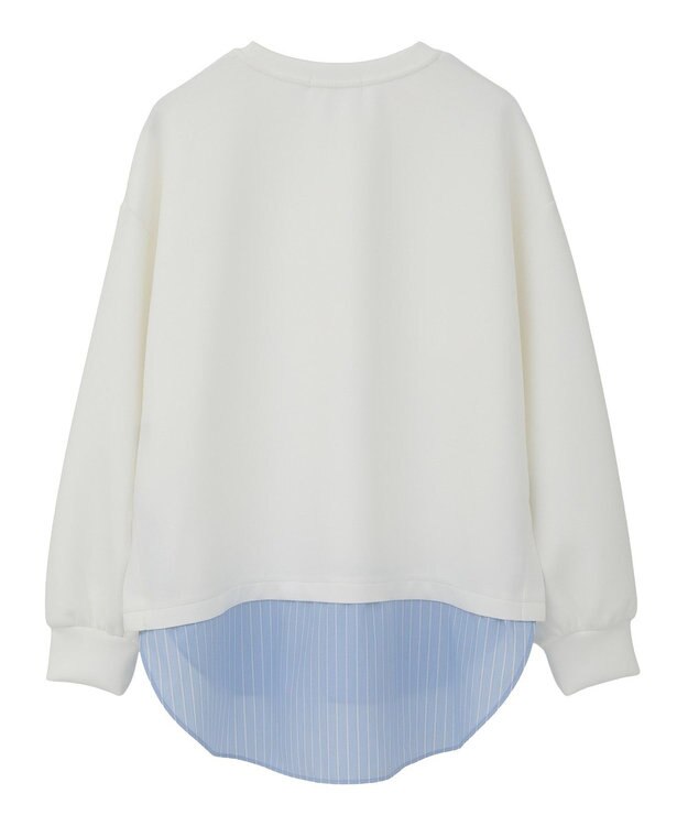 AMERICAN HOLIC シャツテールドッキングプルオーバー Off White