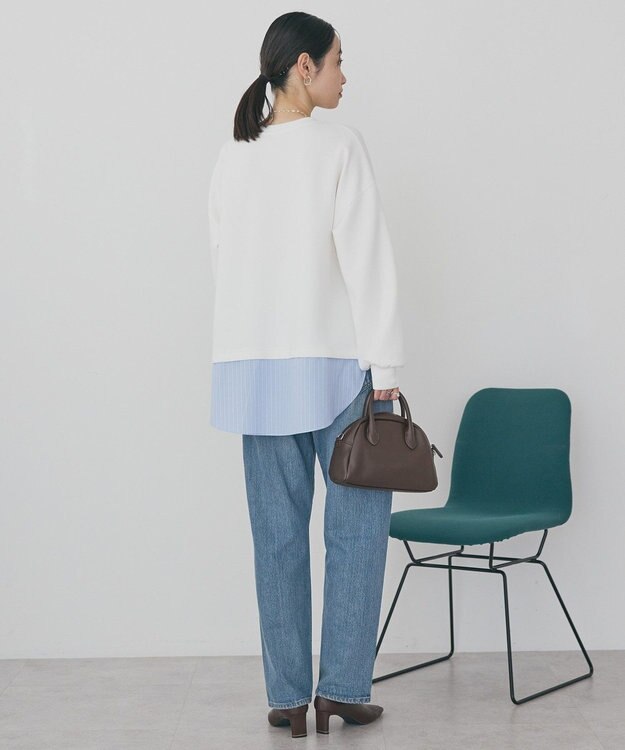 AMERICAN HOLIC シャツテールドッキングプルオーバー Off White