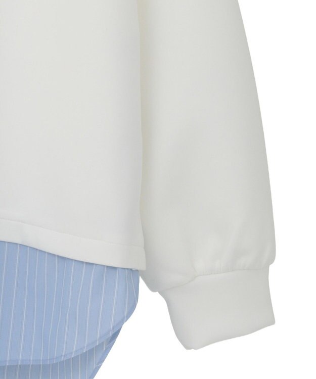 AMERICAN HOLIC シャツテールドッキングプルオーバー Off White