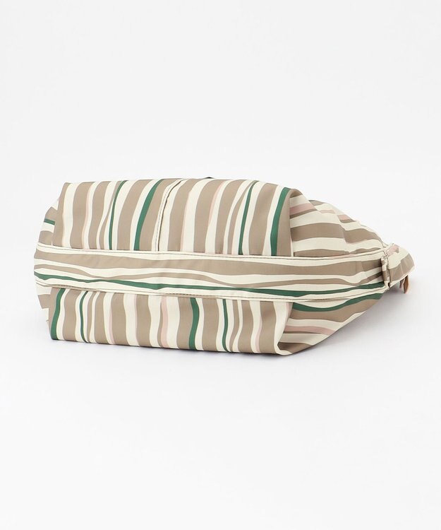 Y'SACCS 【ムック本掲載】ドローイングストライプ　トートバッグ グレージュ