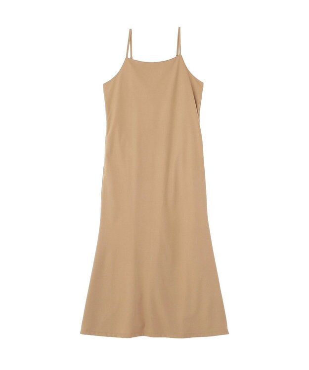 YECCA VECCA 【2点SET】ミリタリーシアーシャツセットキャミワンピース Beige