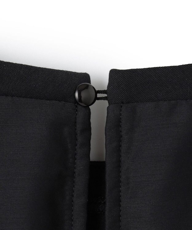 UNFILO L 【洗える】シアーレイヤード Tシャツ ブラック