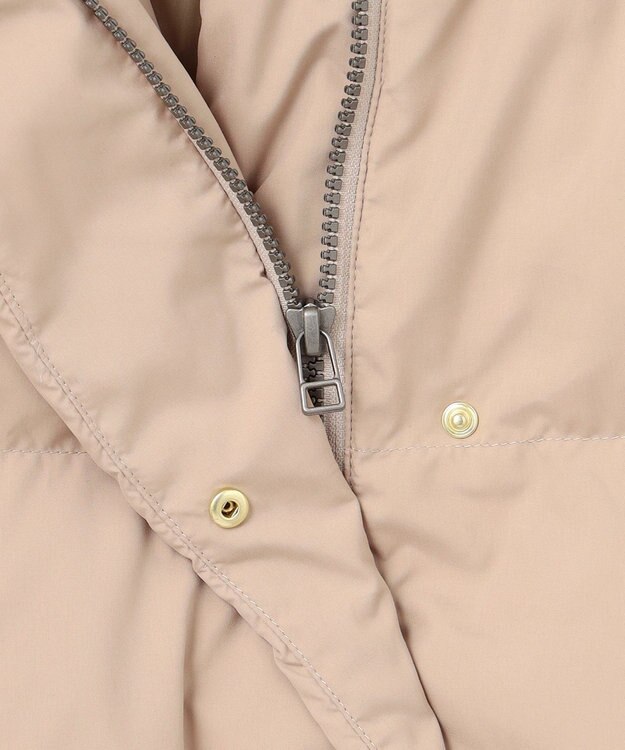 J.PRESS LADIES L 【洗える】ブラッシュドマルチポリ ショート ダウンコート ベージュ系