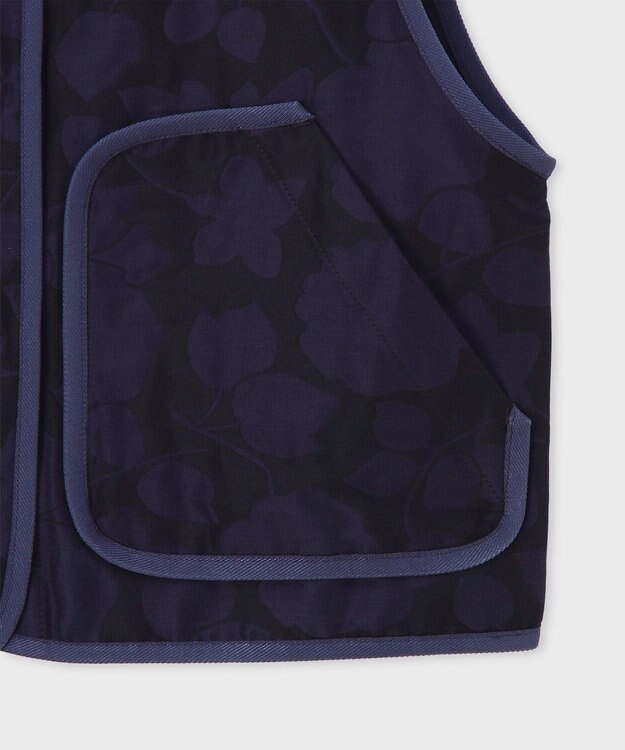 Paul Smith Perforated Floral ジャカード ベスト ネイビー