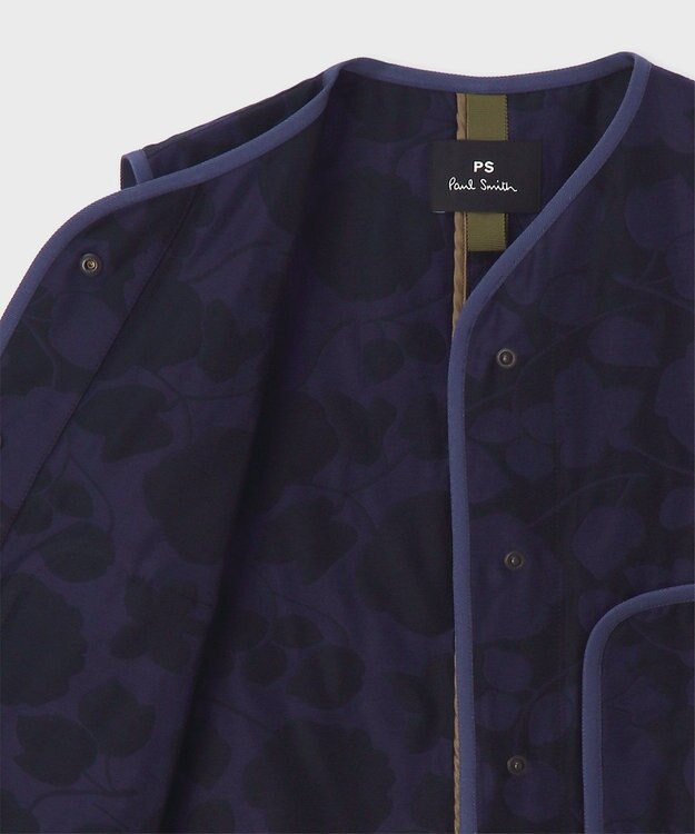 Paul Smith Perforated Floral ジャカード ベスト ネイビー
