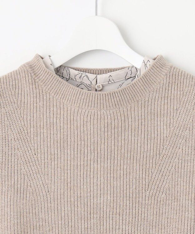 Feroux 【セットアイテム】ニットベストセット ワンピース ベージュ系2