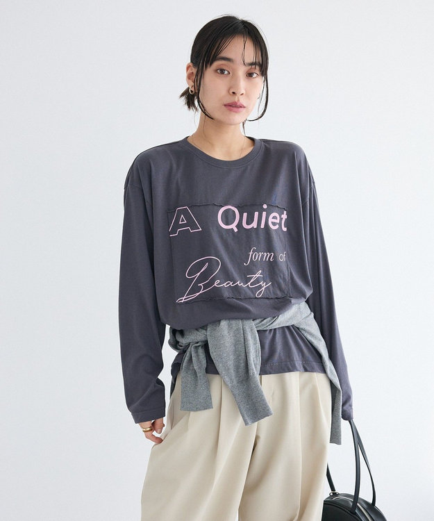 CRAFT STANDARD BOUTIQUE ロゴプリントロンTee Dark Gray