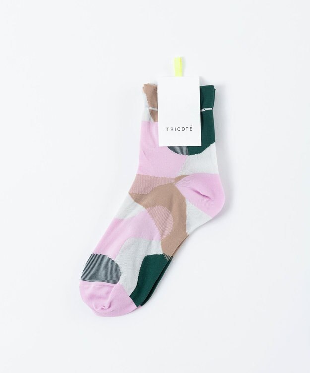 TRICOTE LAYER LINE SOCKS / レイヤーラインソックス 72PINK