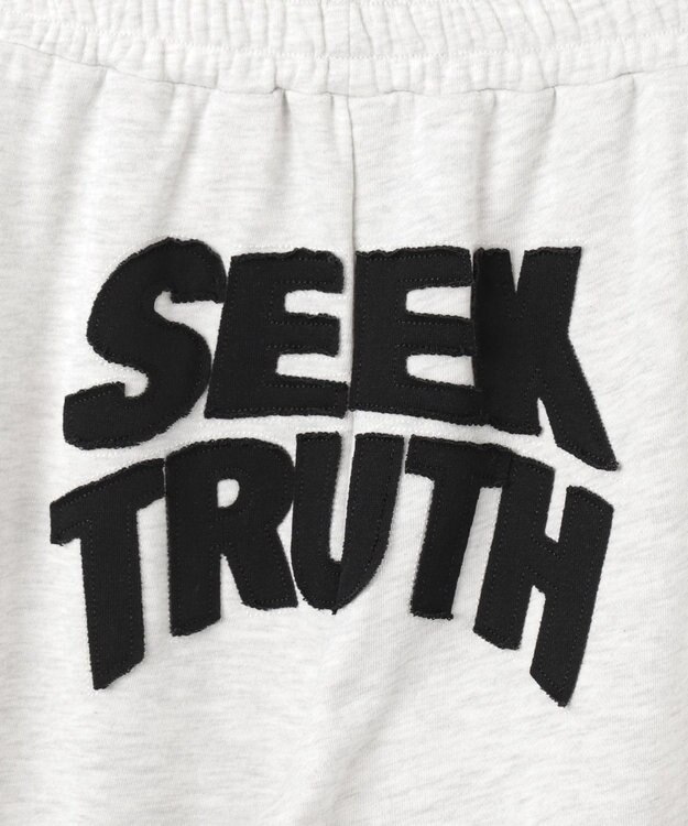 WEGO 【ウエストゴム】ヒップロゴスウェットパンツ 杢グレー