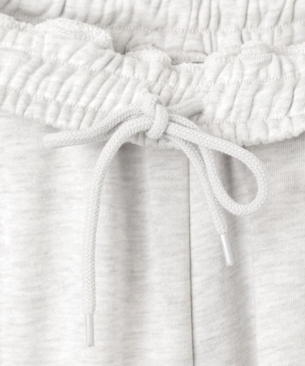 WEGO 【ウエストゴム】ヒップロゴスウェットパンツ 杢グレー