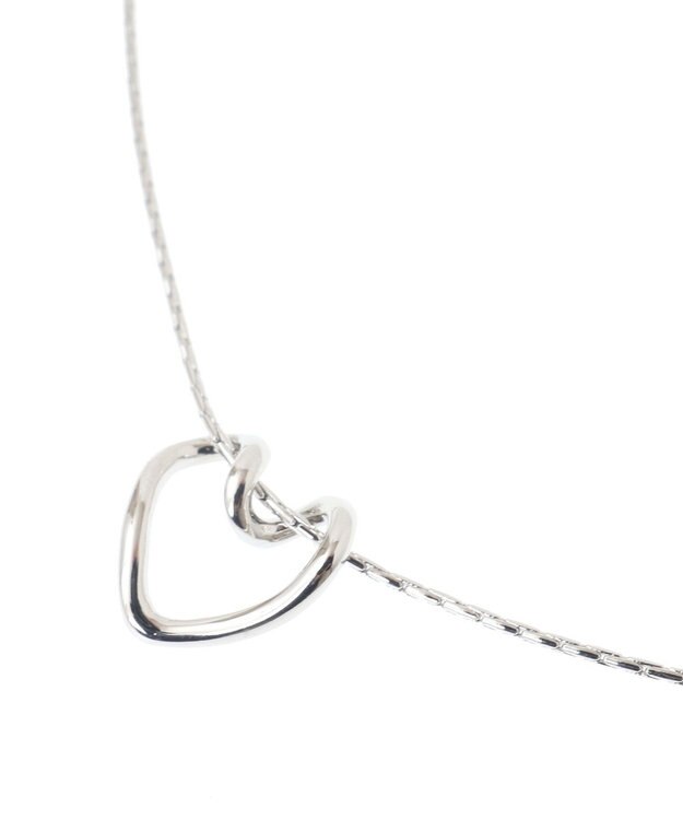 AMERICAN HOLIC ツイストハートネックレス Silver