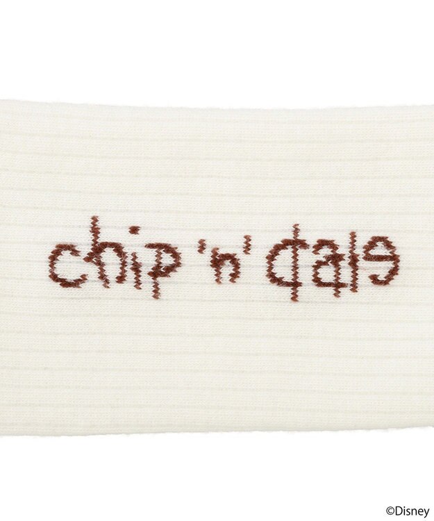 earth music&ecology 【予約】Disney/アソート刺繍入り靴下 ブラウン