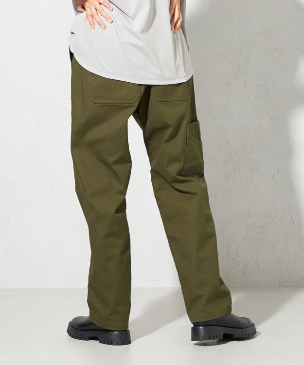 SHARE PARK LADIES 【UNISEX】コットンリップベイカーパンツ（S・Mサイズ） オリーブ