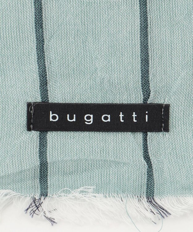 JOSEPH ABBOUD 【V.FRAAS】サマーストライプ ストール ターコイズブルー系1