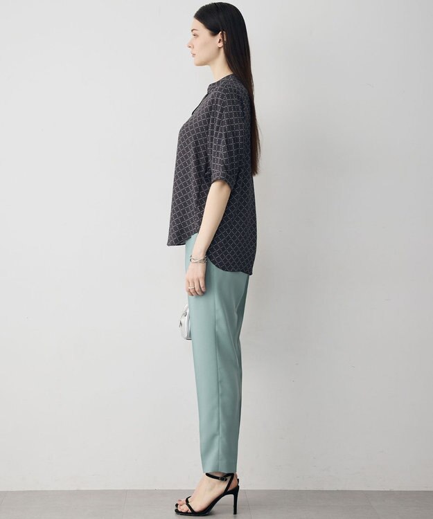 ICB L 【新色追加・WEB限定カラーあり】FluidBackSatin ドロストパンツ ダークセージ