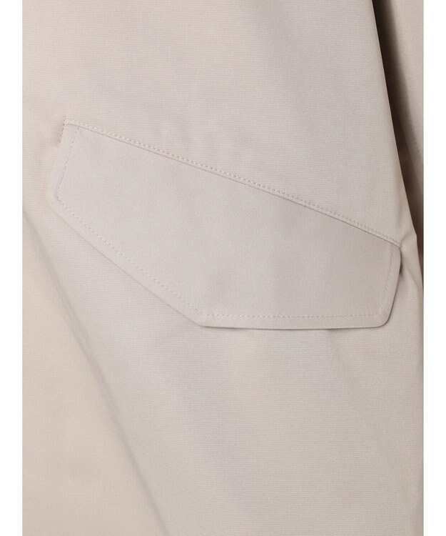 earth music&ecology マルチウェイマウンテンパーカー（ファー） Beige