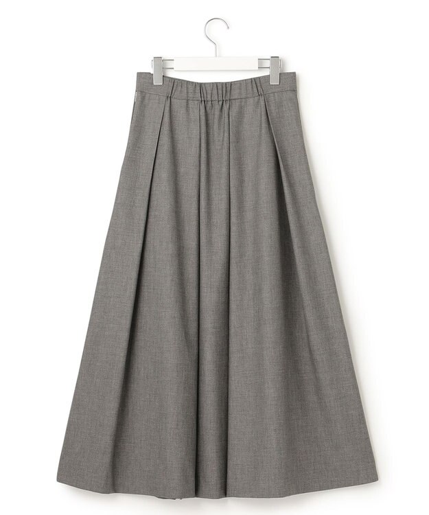 23区 【23区 | 5525gallery】ウールストレッチ フレア スカート グレー系