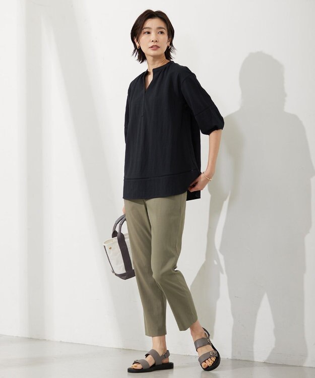 J.PRESS LADIES 【2way・撥水】 キャンバス トート バッグ グレー系1