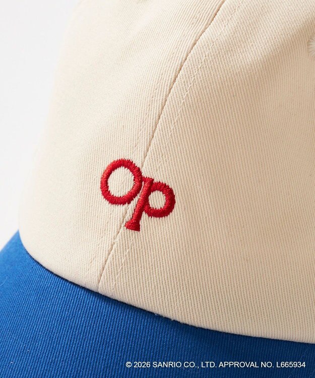 OP／FILA 【Ocean Pacific×ハローキティ】ワンポイントキャップ ホワイト