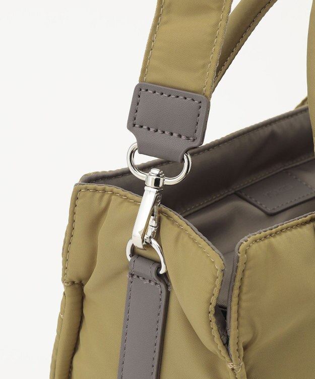 Y'SACCS ツイルナイロン　スクエアトート　Sサイズ スモーキーイエロー