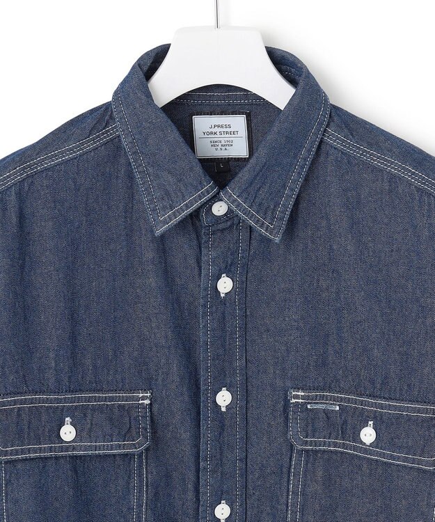 J.PRESS YORK STREET 【UNISEX】デニムシャツ ネイビー系