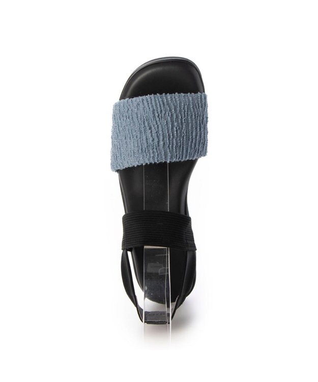 MODE ET JACOMO <D'ICI>【高機能】ダブルバンドフラットサンダル ブルーコンビ